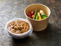 ふわふわ卵とハッシュドビーフ