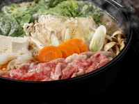 Special Miyako beef sukiyaki course