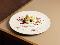 【DINNER】 Course-exclusive Anniversary Plate