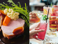 1月おすすめランチ【★新年会に最適★2時間飲み放題】鴨と深谷ネギのパイ包みスープや寒鯛のポワレ、メインに国産豚ローストか国産牛ロースのロティ、ロッシーニを選べるランチ全5品-SHIKITEI-