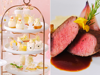 直前割20％オフ！イブ＆クリスマス限定！【ステーキディナー】スパークリングワイン1杯+ホワイトベアのクリスマスアフタヌーンティー