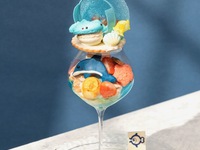 【数量限定 予約がおすすめ / 1.1（木・祝）～2.28（土）】のとじま水族館 × ANA クラウンプラザホテル金沢 アクアブルーリッチパフェ～ のとじま水族館コラボ～