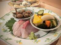 3000 yen course meal (drinks are charged separately)