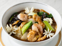 【五目スープそば】サラダ・デザート・スープ・コーヒービュッフェ付き