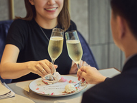 【12月～2月/記念日プラン】アニバーサリーコース+乾杯酒＆チョコプレートメッセージ