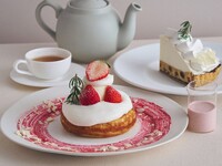 [From December 26th] Winter set of airy cheese cream pancakes and a choice of cake
