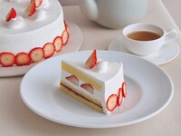 【12/26～】ドリンクセット / いちごのふんわりショートケーキ