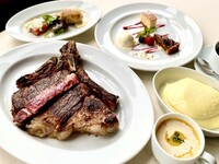 【ランチ】21日間熟成 群馬県産赤城牛サーロインステーキコース※偶数人数様でのご予約限定※