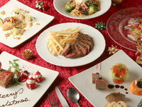 《Xmas限定シェアコース★￥6,800》真鯛のカルパッチョや舌平目のポワレ、牛サーロインのグリエなど全6皿