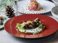 【Xmas2026超早割30%引】前菜からデザートまで贅沢に楽しめるランチクリスマスコース