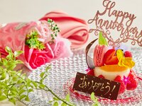 ★February to April [Option] Petit Savon Bouquet & Anniversary Plate