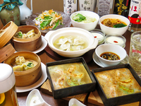 【天津餃子コース】 当店一番人気東京駅店限定コース◎料理長おすすめコース♪【歓送迎会/宴会/二次回/パーティ】※要前日までに予約