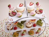 【WEB限定・平日17:00来店】いちごと抹茶のアフタヌーンティー