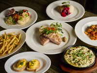 お得なお年玉クーポン♪20%off☆新年会、各種宴会におすすめ★■grigioコース　2時間飲み放題付き■季節の前菜やパスタ、茶美豚肩ロースのメインなど充実の全7品