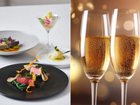 【ディナーコースC】スパークリング含むアルコール含む2時間飲み放題付き