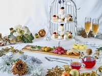 【12/26～冬アフタヌーン】きらめくスイーツ&セイヴォリー+2時間カフェフリー+くまちゃんモンブラン