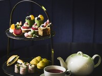 Wagokoro Strawberry Afternoon Tea + Veuve Clicquot Champagne Glass