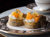 季節のスコーン/紅茶と柑橘（ティーセット）