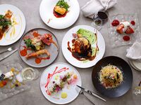 【ご褒美ランチ★乾杯スパークリングワイン付】前菜・メインが選べる 本日のスープ付き  全4品