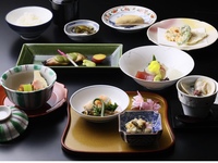 組数限定＜1月・2月・3月＞【温泉付きプラン】日本料理　会席料理「おおみ」10000円ディナー