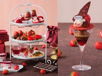 2時間カフェフリー【平日】ストロベリー＆チョコレート アフタヌーンティー withハーゲン ダッツと贅沢いちごパフェ《ミニサイズ》のスイーツセット