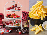2時間カフェフリー★ポテトフライ付き★【土日祝】ストロベリー＆チョコレート アフタヌーンティー withハーゲン ダッツ