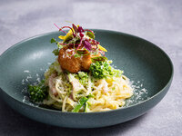 ≪Seasonal Dinner Set≫Creamy Pasta with Cabbage and Breaded Cod Milt 