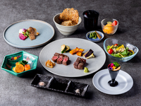 【歓】和牛あか牛二種の食べ比べコース