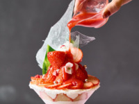 Kyoto Wazuka cho strawberry parfait and TWG tea set