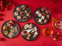 【土日祝：季節のアフタヌーンティー】12～2月限定 いちご×ショコラのウィンターアフタヌーンティー