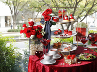 【Rouge Coffret】ストロベリー＆ローズアフタヌーンティーTWGカフェフリー 乾杯スパークリング付き（土日限定）