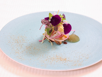 Bounty of the Sea "Ezo Abalone" Steamed in Soft Salt and Ecumen with American Sauce