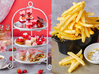 ★スペシャルセール！500円OFF★【1/18(日)】＊ポテトフライ付き＊真っ赤な苺づくしのアフタヌーンティー（2時間カフェフリー）