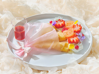 【オプション】スペシャルデザート～クレープブーケ～