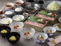 [Individual hot pot dashi shabu-shabu] Celebration banquet "Iwai" (Specially selected pork) *Reservation required by the day before