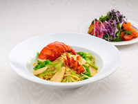 【ランチセット】春季限定！乾杯ドリンク付き★オマール海老と桜えびのスパゲッティ（3/1～4/26）