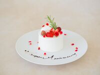 【記念日コース】肉＆魚Wメインフルコース全6品＋乾杯酒・ホールケーキ