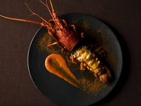 豪華食材の鮑と牛フィレ肉含む全6品フルコース