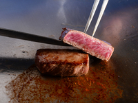 シャンパーニュフリーフロー付き【バレンタインデー/ホワイトデー】ペアディナー　鉄板焼コース