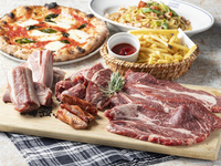 ＊早期予約特典あり＊【歓送迎会BBQデラックスプラン】ボリューム満点！自慢のPIZZA付き！飲み放題付き！手ぶらBBQ！フライドポテト食べ放題！！