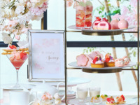 ＜土日祝＞『スペシャルデザート付き桜色のストロベリーアフタヌーンティー』 スイーツでお花見気分！～桜といちごが奏でる心ときめくひとときを～　マリアージュフレール1杯＋その他ドリンクお替り自由