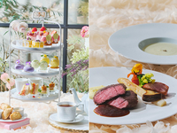 【ステーキランチ】フラワーマルシェアフタヌーンティー(土日祝)