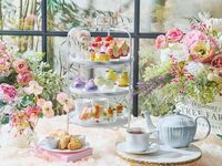 犬同伴【カフェフリー】フラワーマルシェアフタヌーンティー（土日祝）