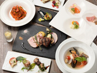 【平日】プレミアムディナー+乾杯+カフェ+プレート10000円