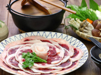 【期間限定2/14～3/1まで、2月の感謝際】基本のぼたん鍋お食事コース＋ワンドリンクプレゼント