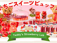 【14:00～限定直前割】いちごスイーツビュッフェ~Teddy's Strawberry Lab🍓~