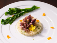 3/4～5/31ランチ「セゾン」旬魚のヴァプールとオードブル、スープ、デザートなど全7品