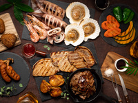 冬季【シーサイドDXエリア】BBQ海鮮コース（ALLドリンク飲み放題付き）