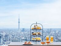 【土日祝：天空アフタヌーンティー】季節ティーフード&シーズンドリンク＋スパーク等3時間フリーフロー