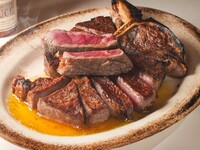 【LUNCH】Prime Tボーンステーキランチ ステーキ400g、デザート + 3ペアリング付き(泡/白/赤ワイン)全5品